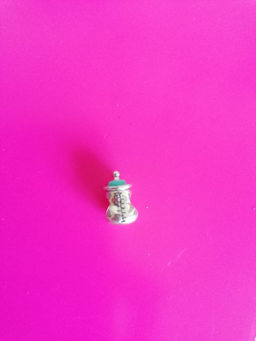 Silver Baby Bottle