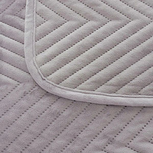 NARZUTA na łóżko kanapę 200x220 WELUROWA velvet pikowana kapa Caden SR