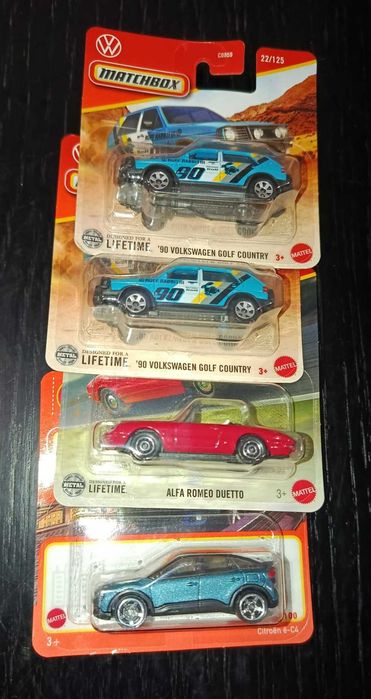 Carros Matchbox novos de vários valores
