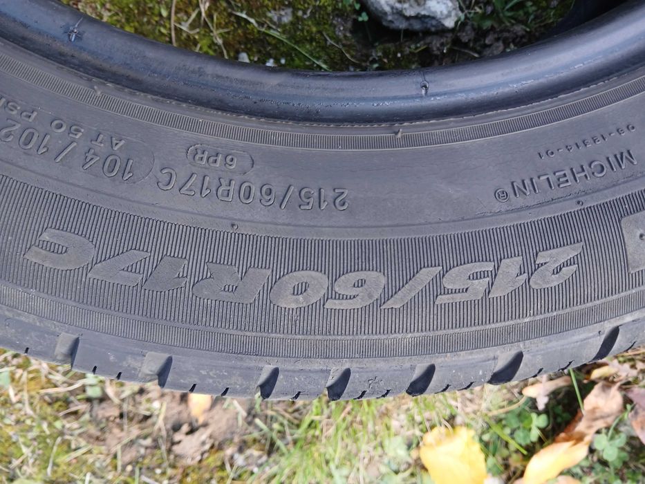 Opony wzmacniane BUS 215/60/17C Michelin bieżnik 5,5mm F-VAT
