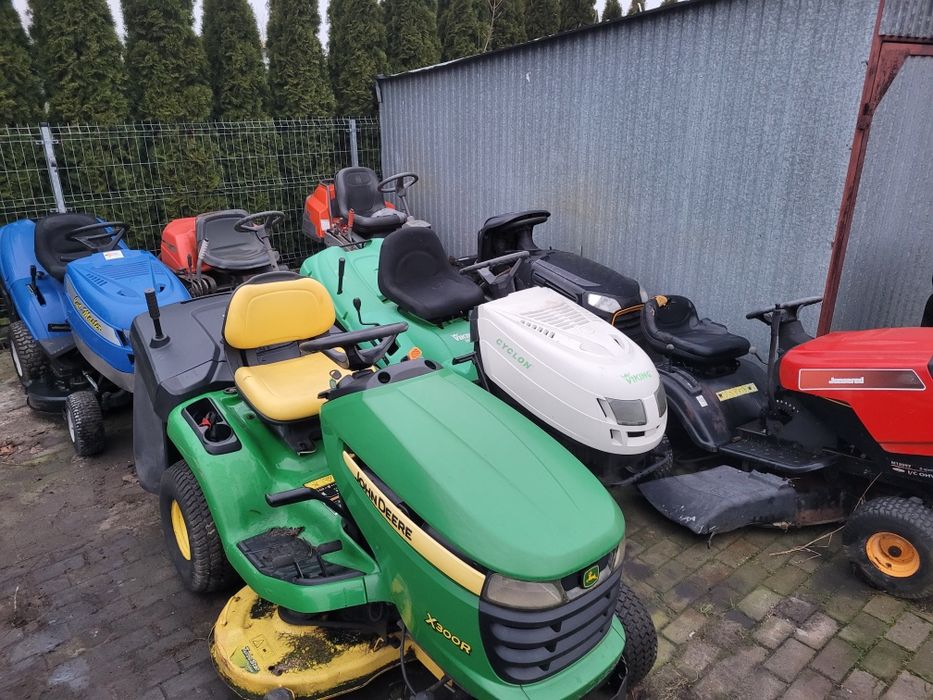 Pakiet Traktorków john deere Viking Husqvarna mcculloch