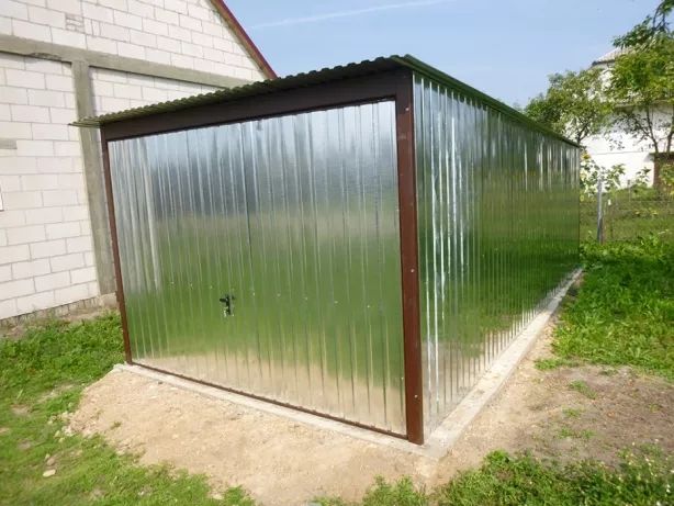 GARAŻ blaszany Blaszak 3x5 wzmocniony z dostawą i montażem GARAŻE