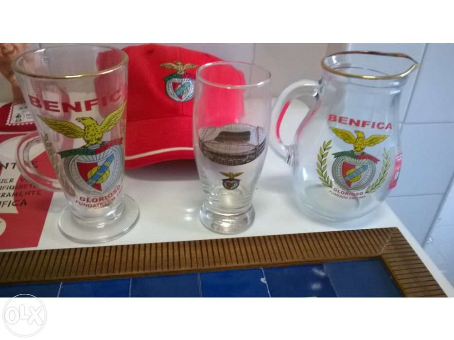 Varios objetos do sport lisboa e benfica
