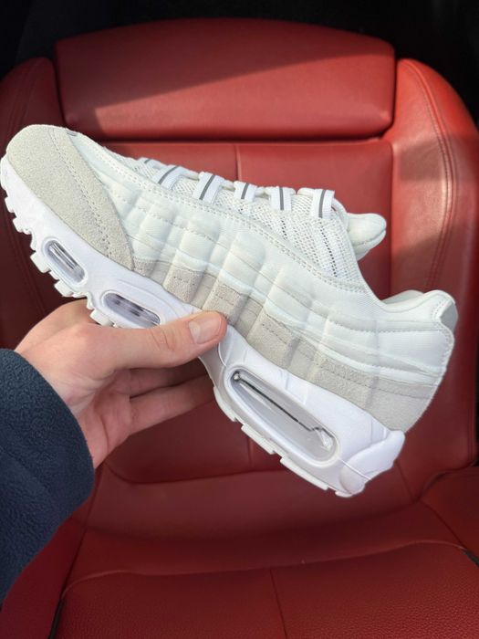 (ОПЛАТА ПІСЛЯ ОГЛЯДУ)Nike air max 95 x CDG white Найк аір макс 95