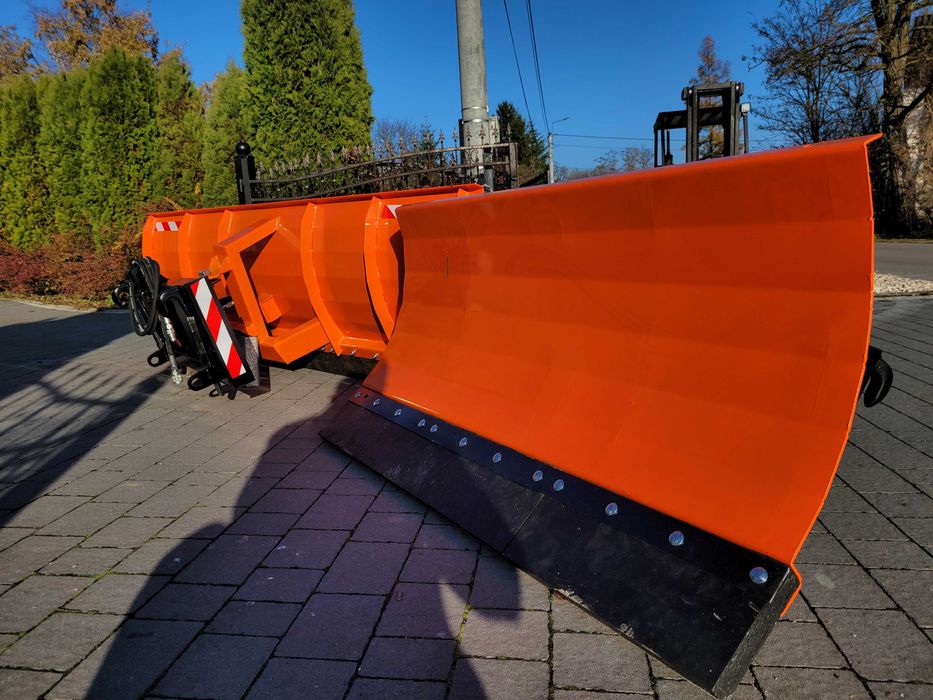 Pług do śniegu do tura ciągnika/ przedni TUZ 2w1 Spych 2.0m 2.5m 3.0m