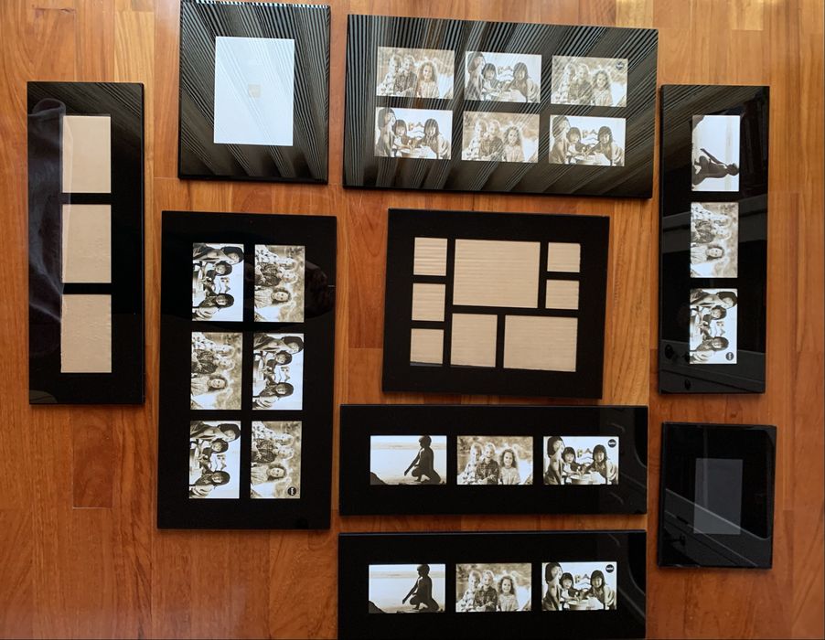 Conjunto Molduras  parede para fotografias