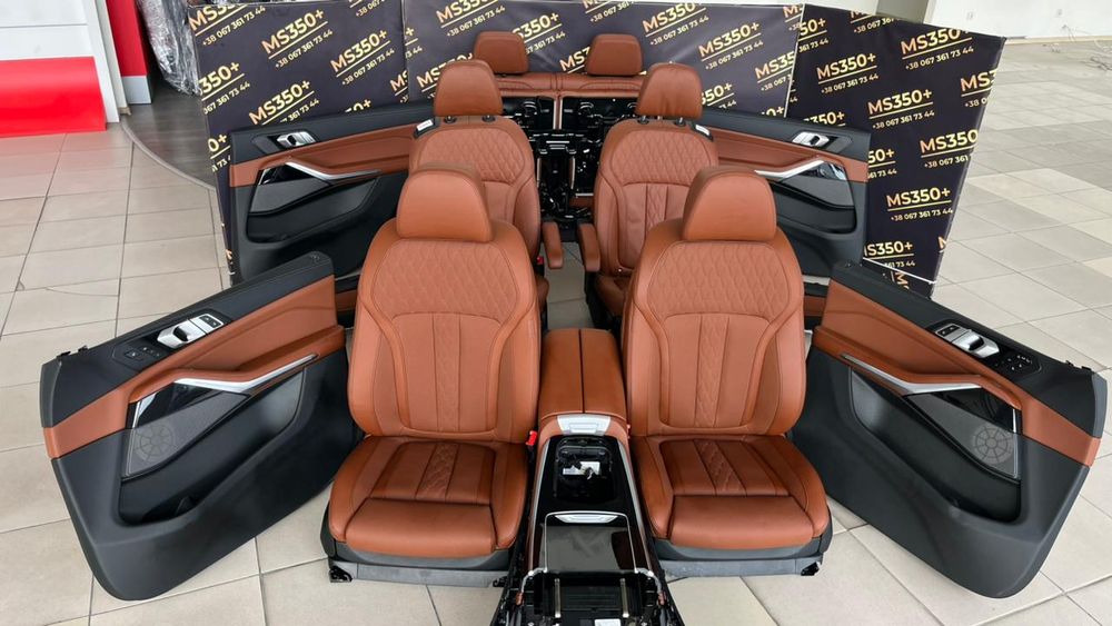 Салон (сидіння) комплект BMW X7 G07 БМВ Х7 Г07 розборка шрот запчастини 52107459218 бн 52108493276 Салон (сидения) комплект