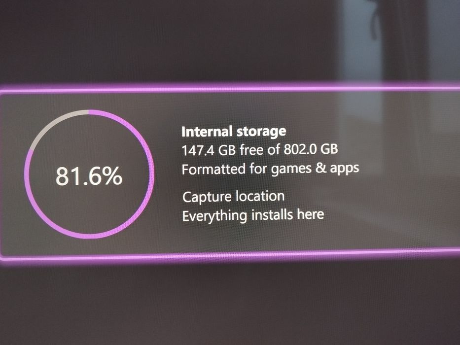 Xbox Series X 802 GB