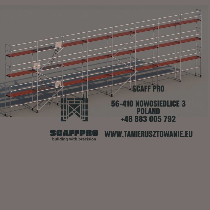 Rusztowanie 24x8,5      200m2