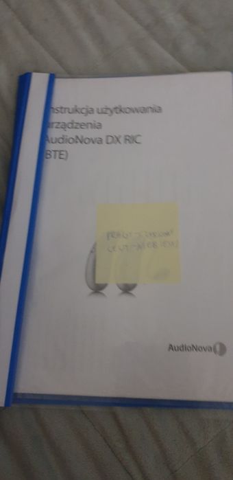 Aparat słuchowy AudioNova DX RIC prawy i lewy na gwarancji