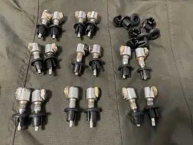 форсунки стекла омывателя лобового бу ваз москвич хром