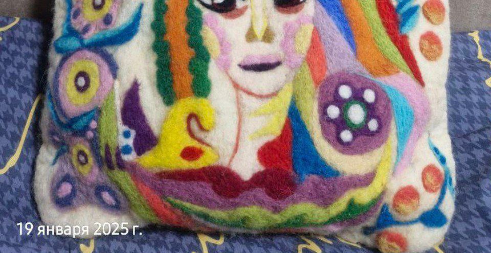 сумка валенная из шерсти