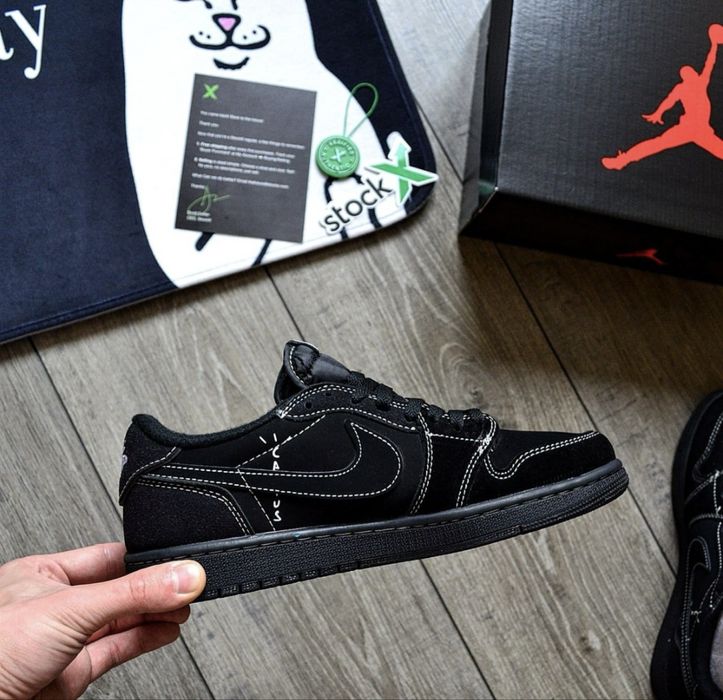 Весняний розпродаж!!! Nike Travis Scott black phantom | NK-074
