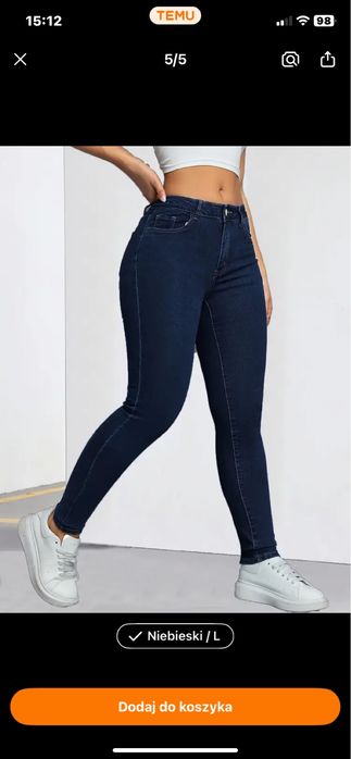 Spodnie damskie jeansy