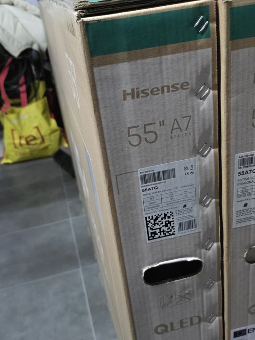 55" Hisense A7 Series tv qled nova