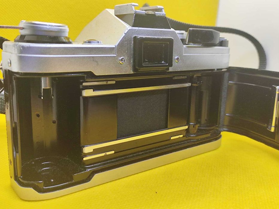 Canon AE-1 + Lente 50mm f/1.8 – Tudo a funcionar