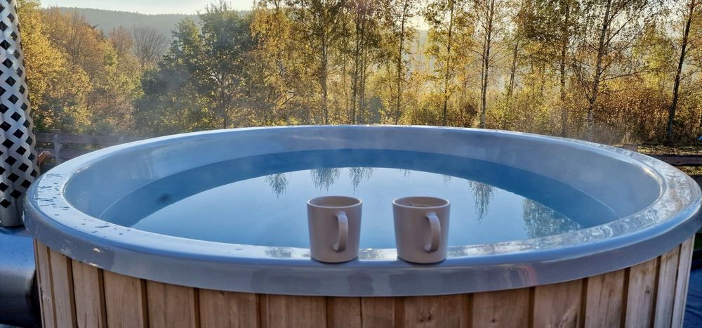 Beskidzki Reset 10 osobowy domek na wynajem z prywatną balią