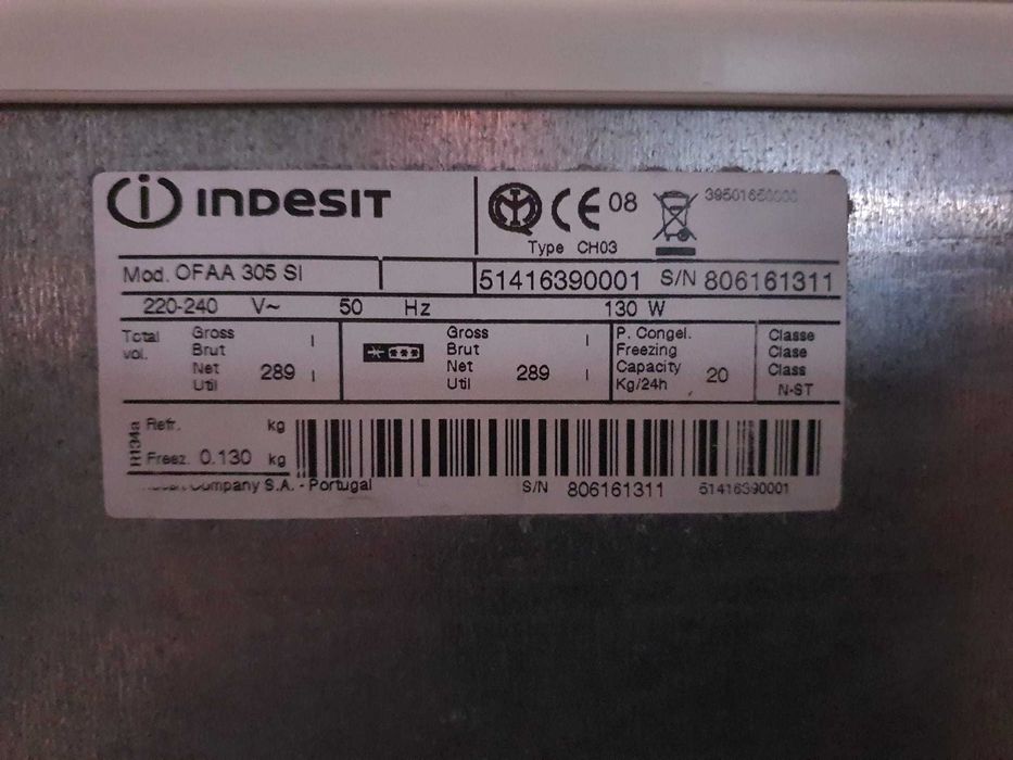 Arca Horizontal Indesit 289L