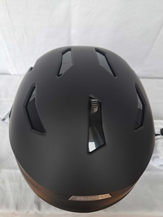 Kask narciarski Salomon Driver S All Black Silver M 56-59cm