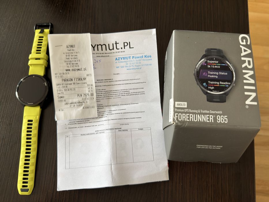 Garmin Forerunner 965 gwar.