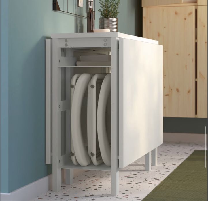 Mesa com abas rebativeis IKEA VIHALS
