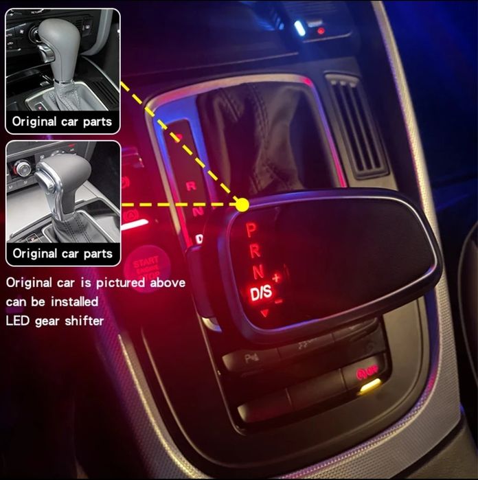 Ручка АКПП з підсвіткою Audi / Volkswagen Passat B6 CC Tiguan / Skoda