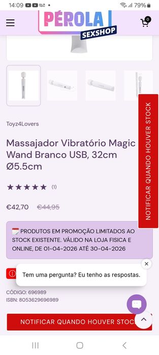Massajador  Vibratorio Magic