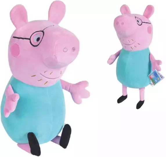 Świnka Peppa. Maskotka tata Peppy i George'a. Simba Toys