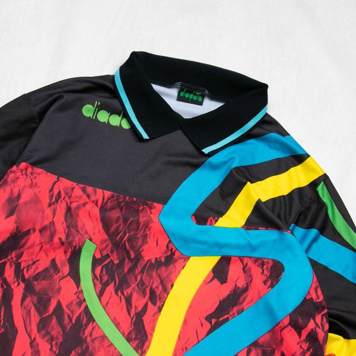 90's Diadora bluza bramkarska piłkarska XL