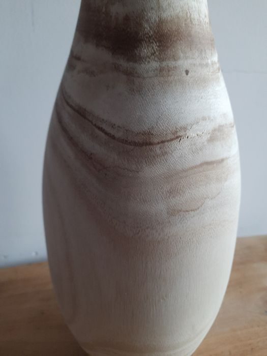 Wazon nowy boho drewniany duży