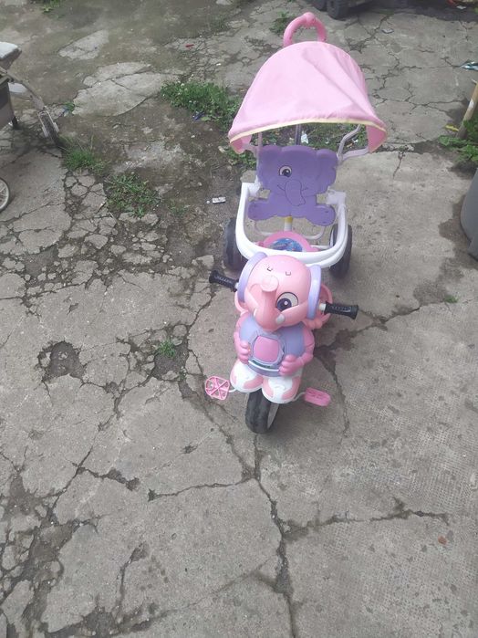 Rowerek trójkołowy słonik