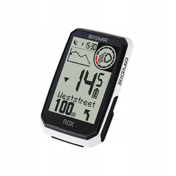 Sigma licznik rowerowy ROX 4.0 ENDURANCE biały