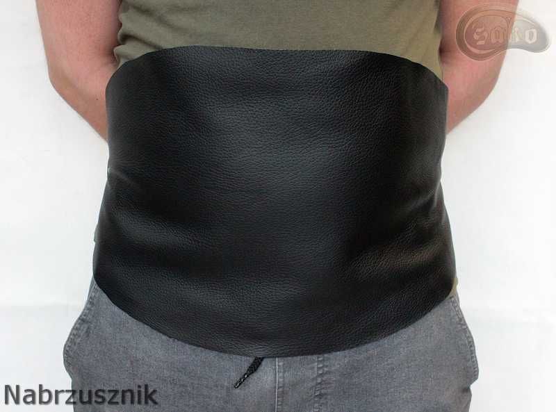 Nabrzusznik ochraniacz na brzuch spawalniczy ślusarski SAKO skórzany