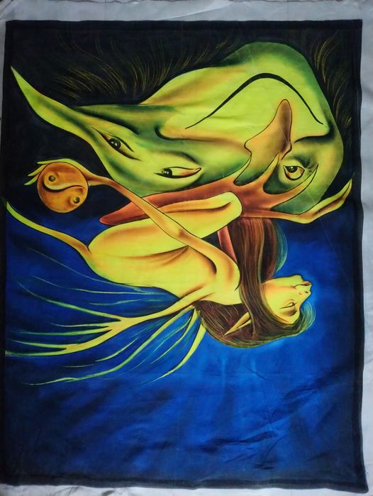 Тканина з малюнком для декорацій 76×98 см