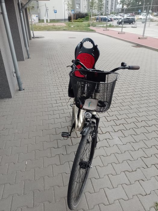 Rower damski z koszykiem (bez fotelika)
