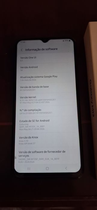 Samsung M13 4G com 64GB tudo na caixa