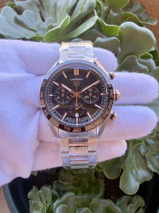 Tag Heuer Carrera 02 Aço/Ouro
