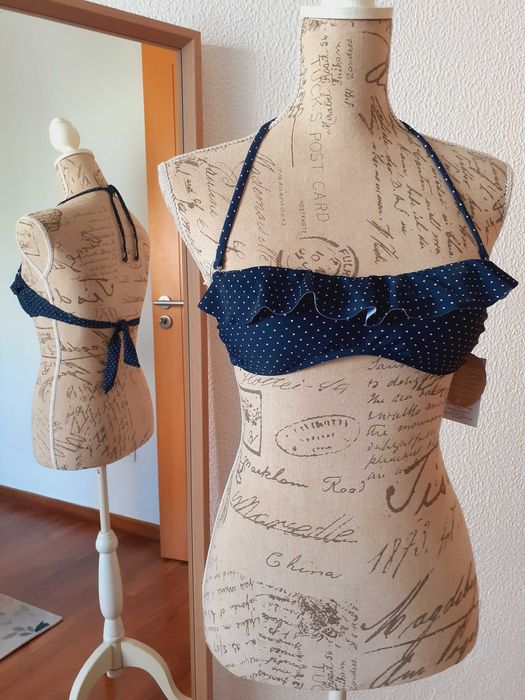 Soutien bikini polka dots UP