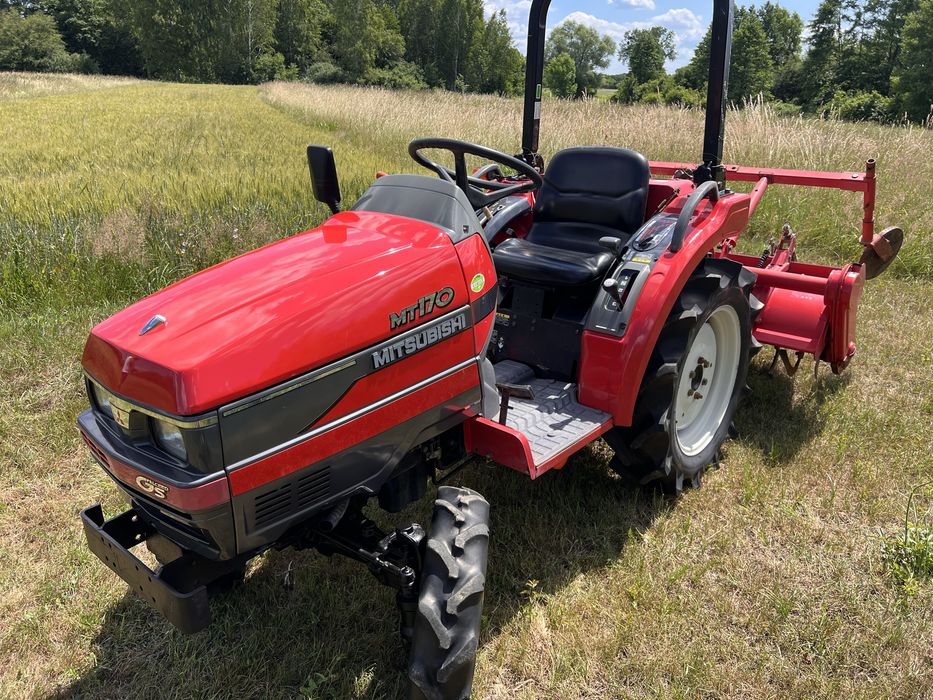 Mini Traktor Japonski Mitshubisi MT 170 4x4 rewers glebogryzarka Transport