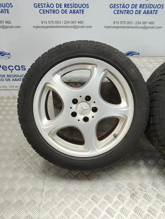 Conjunto Jantes 18 Mercedes Benz Class S W220 8J ET44 5x112