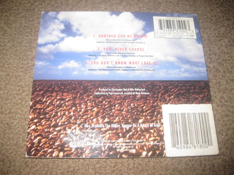 CD dos Mike & The Mechanics "Another Cup of Coffee" Portes Grátis!