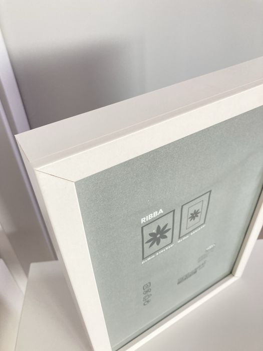 Moldura para foto ou gravura, branco
