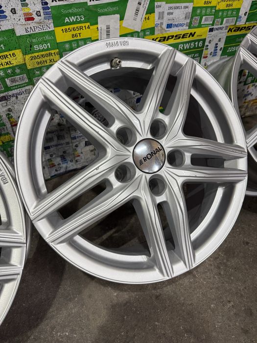 Литі диски r16 5/112 ronal 6,5j et22 шкода ауді мерс фольс skoda vw