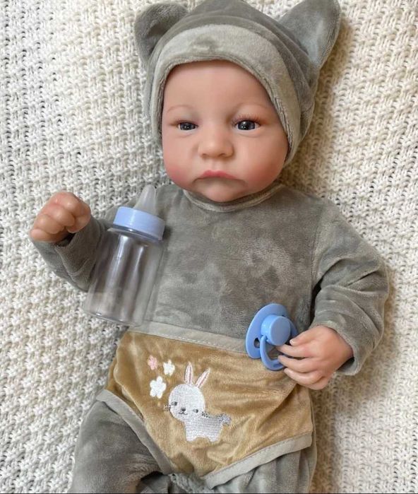 31) Кукла Реборн Младенец Levi Premium Винил 3D 45см.