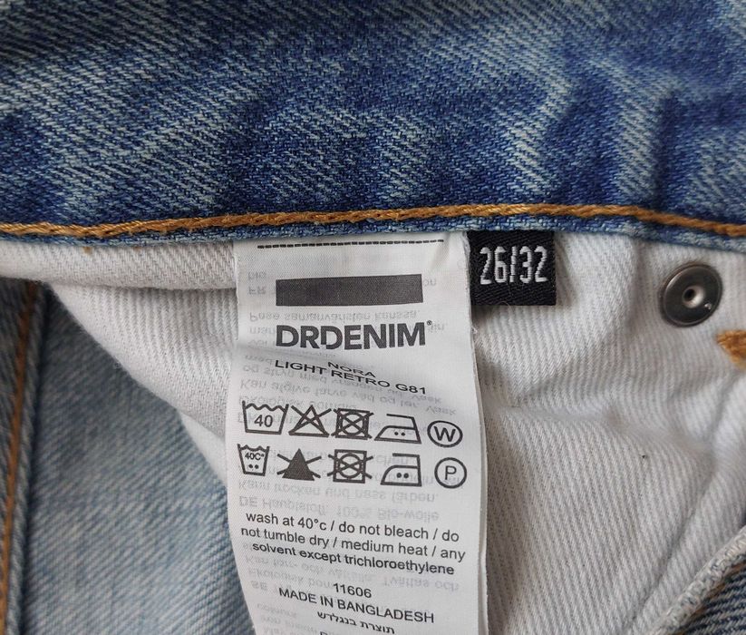 Dżinsy Dr Denim z wysokim stanem