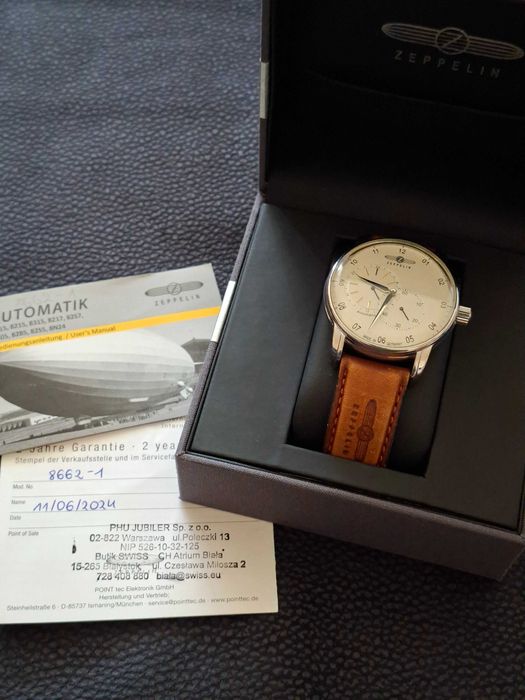 Zegarek męski Zeppelin New Captain's Line Automatic