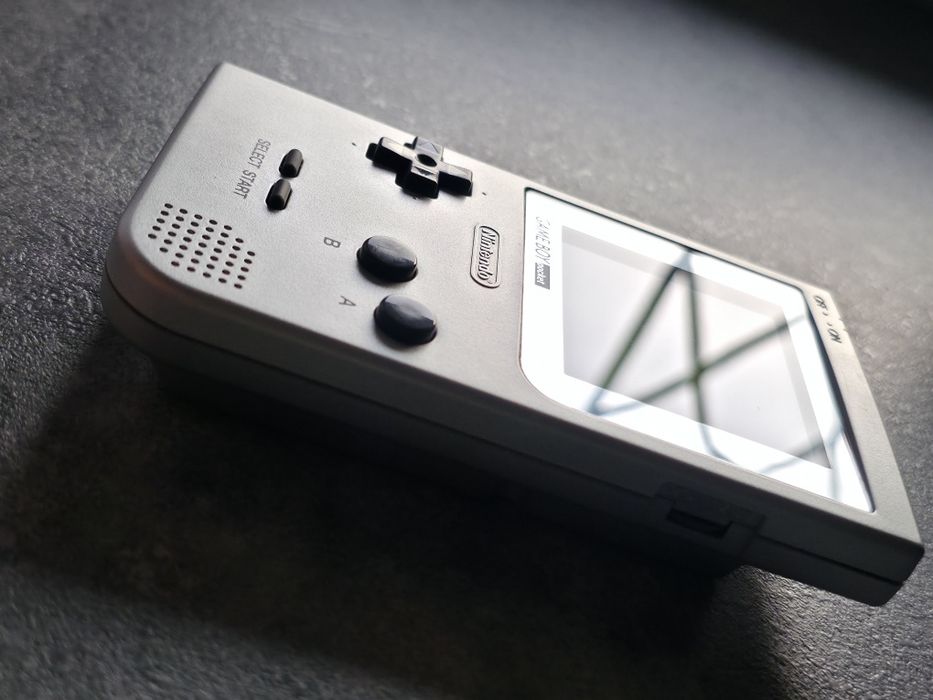 Konsola Game Boy Pocket Silver Oryginalny Stan Kolekcjonerski MGB-001