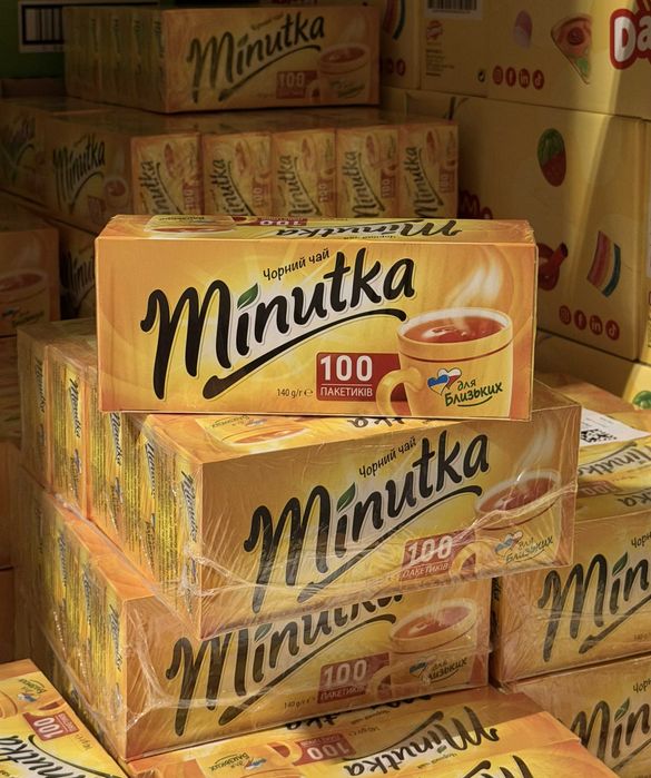 Чай Minutka 100 пакетиків 140г (гурт/опт)