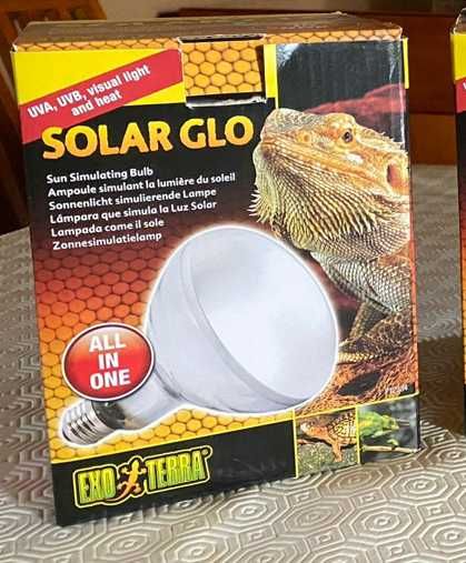 Lâmpada luz e aquecimento para réptil/ tartaruga (praticamente nova)
