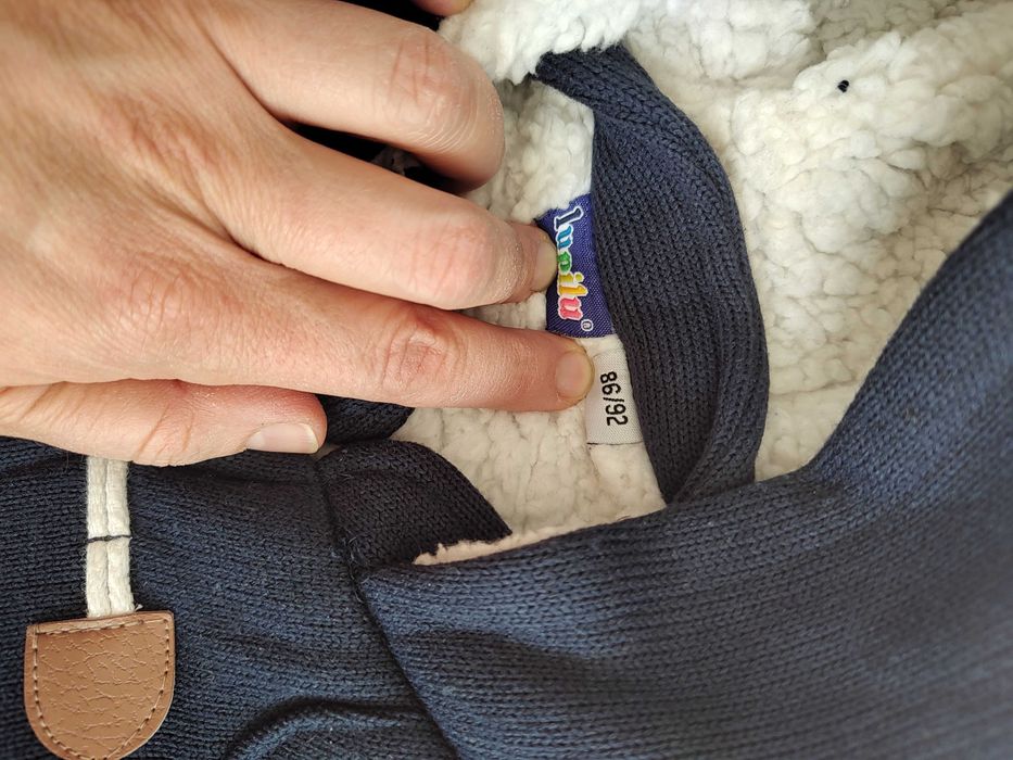 Granatowy płaszczyk roz. 86-92